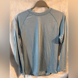 Nike Men's Dri-Fit Light Blue Long Sleeve Tee